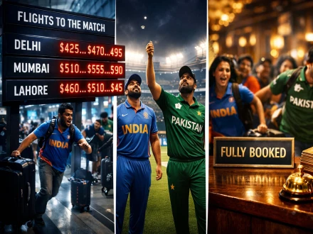 ٹی ٹوئنٹی ورلڈکپ: پاک بھارت میچ سے قبل جہاز اور ہوٹل کے کرایوں میں ہوشربا اضافہ