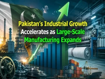 ملکی صنعتی ترقی میں تیزی؛ بڑے پیمانے کی مینوفیکچرنگ میں نمایاں اضافہ