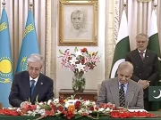 قازقستان کے صدر کا وزیراعظم ہاؤس میں پرتپاک استقبال، مفاہمتی یادداشتوں اور معاہدوں پر دستخط