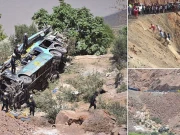پیرو میں 60 مسافروں کو لے جانے والی بس گہری کھائی میں جا گری؛ 15 ہلاک اور 30 زخمی  