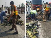 مردان میں پاک فضائیہ کا تربیتی طیارہ گر کر تباہ، 2 پائلٹس شہید