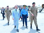 وزیراعظم شہباز شریف ایک روزہ دورے پر کراچی پہنچ گئے