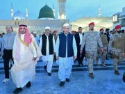 وزیراعظم کی مدینہ منورہ آمد، روضہ رسول پر حاضری، امن و امان کے لیے دعائیں