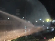 اڈیالہ جیل کے باہر علیمہ خان کا دھرنا پولیس آپریشن کے بعد ختم، واٹر کینن کے استعمال سے شرکاء منتشر