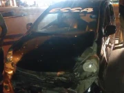 گورنر سندھ کے پروٹوکول میں پولیس موبائل کی شہری کی گاڑی سے ٹکر، ایک زخمی