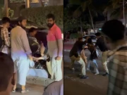 کراچی؛ نشے کی حالت میں دھت خاتون سے بدسلوکی و تشدد کرنے کی ویڈیو، پولیس اہلکار معطل