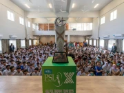 پی ایس ایل 10 کی ٹرافی کے ملک گیر سفر کا حیدرآباد سے آغاز