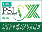 ایچ بی ایل پی ایس ایل 2025 ءکا شیڈول