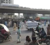 پانی کی عدم فراہمی؛ قیوم آباد چورنگی پر احتجاج، ہزاروں گاڑیاں پھنس گئیں