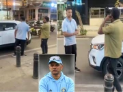 راہول ڈریوڈ کی گاڑی کو حادثہ؛ جھگڑے کی ویڈیو وائرل