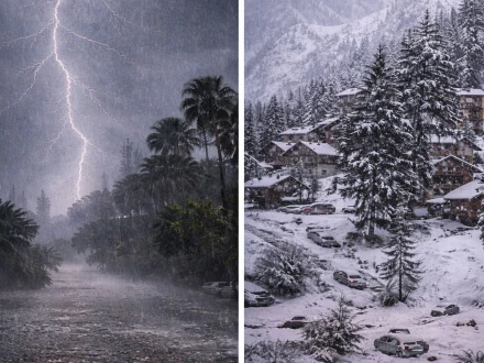 ملک بھر میں آج سے موسلادھار بارش اور پہاڑوں پر برفباری کا امکان، لینڈ سلائیڈنگ کا خدشہ