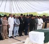 کراچی دہشت گرد حملے میں شہید رینجرز جوانوں کی نمازِ جنازہ ادا