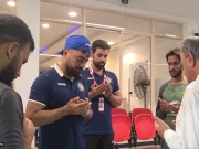 قومی ٹیم کی میچ کے بعد راشد خان سے ملاقات، بھائی کے انتقال پر اظہار تعزیت