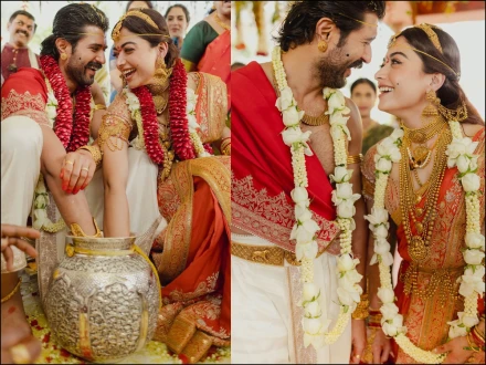 رشمیکا مندانا اور وجے دیوراکونڈا شادی کے بندھن میں بندھ گئے