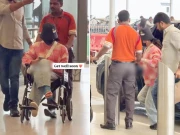 رشمیکا مندنا وہیل چیئر پر ائیرپورٹ پہنچ گئیں، مداح تشویش میں مبتلا 