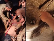 کراچی، گھر کے 70 فٹ گہرے کنوئیں میں گرنے والا شخص گھنٹوں کی جدوجہد کے بعد ریسکیو