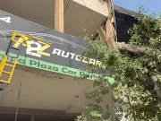 رمپا پلازہ: متاثرہ اسٹرکچرل ستونوں پر کنکریٹ جیکٹنگ کا باقاعدہ عمل شروع