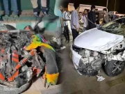 کراچی؛ تیزرفتار گاڑی بے قابو ہو کر پول سے ٹکرا گئی، نوجوان جاں بحق