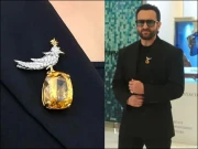 سیف علی خان کے ڈائمنڈ روبی بروچ کی قیمت جان کر مداح حیران رہ گئے