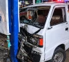 سخا کوٹ؛ ٹرک اور سوزوکی میں خوفناک تصادم، 2 افراد جاں بحق، 8 زخمی