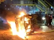 کراچی، سخی حسن کے قریب واٹر ٹینکر کو آگ لگا دی گئی