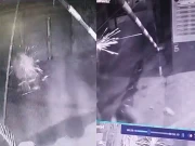 لاہور میں نجی اسکول پر نامعلوم بھتہ خوروں کی فائرنگ، فوٹیج سامنے آگئی