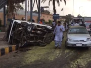کراچی: شاہراہ فیصل پر 4 گاڑیوں میں تصادم، 1 شخص جاں بحق، 2 زخمی