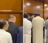 سندھ اسمبلی بجٹ اجلاس، شرجیل میمن کی امامت میں نماز ادائیگی