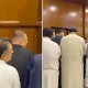 سندھ اسمبلی بجٹ اجلاس، شرجیل میمن کی امامت میں نماز ادائیگی
