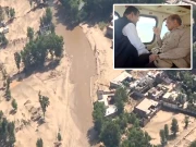 وزیراعظم بونیر کے دورے پر روانہ، سیلاب سے متاثرہ علاقوں کا فضائی جائزہ