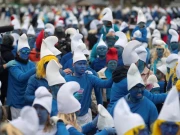 فرانسیسی قصبے نے اسمرفس کا روپ دھار کر ریکارڈ بنا دیا