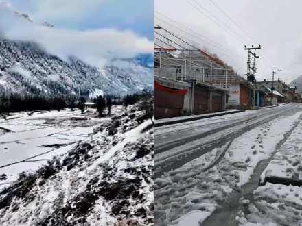 بالائی علاقوں میں بارش اور برفباری سے موسم شدید سرد، رابطہ سڑکیں بند