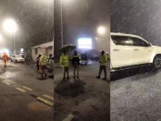 سال نو پر مری میں برفباری، سیاحوں کی غیر معمولی تعداد کو داخلی راستوں پر روک دیا گیا