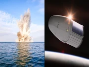 خلا میں 166 افراد کی راکھ لیجانے والا راکٹ سمندر میں گر کر تباہ