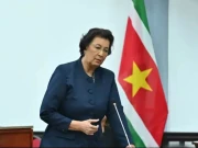 جنوبی امریکا کے ملک سورینام میں پہلی مرتبہ ایک خاتون صدر منتخب 