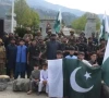 سوات میں پاک فوج اور پولیس کے ساتھ اظہار یکجہتی کیلیے ریلی