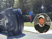 سابق عالمی نمبر ایک گالفر کی کار کو خطرناک حادثہ، پولیس نے گرفتار کرلیا