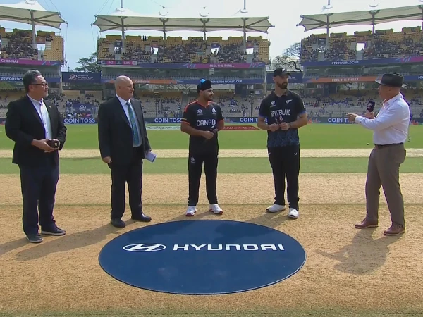 ٹی ٹوئنٹی ورلڈکپ: کینیڈا کا نیوزی لینڈ کیخلاف ٹاس جیت کر بیٹنگ کا فیصلہ