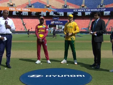 ٹی ٹوئنٹی ورلڈکپ: جنوبی افریقا کا ویسٹ انڈیز کیخلاف ٹاس جیت کر بولنگ کا فیصلہ