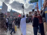 ٹرمپ کی ریلی کے دوران فلسطین کی آزادی کیلیے نعرے لگ گئے