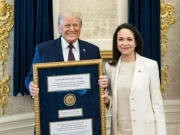 امریکی صدر ٹرمپ کی بڑی خواہش پوری، نوبیل انعام وائٹ ہاؤس پہنچ گیا