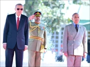 ترک صدر رجب طیب اردوان کا وزیراعظم ہاؤس پر شاندار استقبال