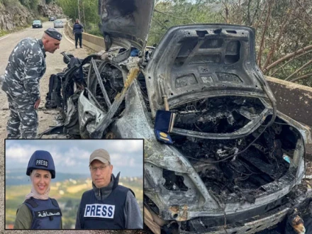 اسرائیل کے سفاکانہ حملے میں خاتون صحافی اپنے رپورٹر سمیت شہید