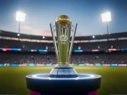 آئی سی سی ٹی 20 ورلڈ کپ کی ٹرافی لاہور پہنچ گئی