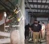 کراچی: لسبیلا پل کے نیچے واٹر بورڈ کی مین لائن سے پانی کی چوری بے نقاب