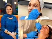بشریٰ انصاری نے اپنے کاسمیٹک پروسیجرز کی ویڈیو مداحوں سے شیئر کردی