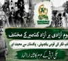 یوم آزادی کی آمد پر کشمیری عوام کا پاکستان سے والہانہ محبت کا اظہار