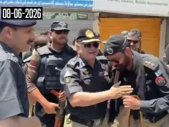 آئی جی آزاد کشمیر کا مظفرآباد کا دورہ، امن و امان کی صورتحال پر اظہار اطمینان