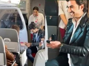 اداکار عمر عالم نے دورانِ پرواز خاتون کو پروپوز کردیا