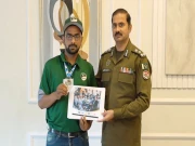 پنجاب پولیس کے کانسٹیبل نے انٹرنیشنل ویسٹ ایشیا بیس بال کپ میں سلور میڈل جیت لیا